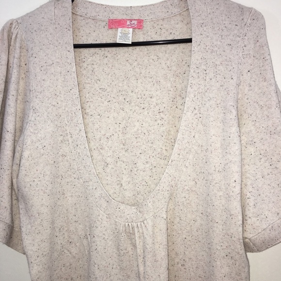 Lux Women's Beige Pullover Sweater SS Size Large - Picture 4 of 6